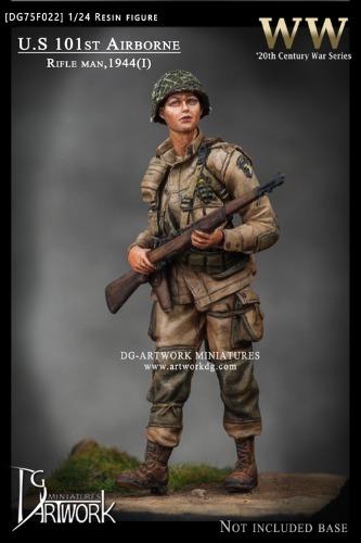 - WW 20th century war, U.S 101st Airborne Rifleman, 1944(I) (None Base)